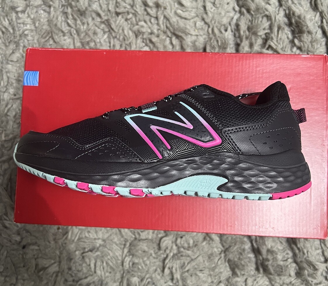 New Balance Women 410 V8 WT410LC8 Black Running Training Sneaker Shoe Size