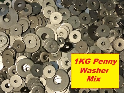 Suzuki GT250 - 1kg A2 Stainless Penny Washer Pack