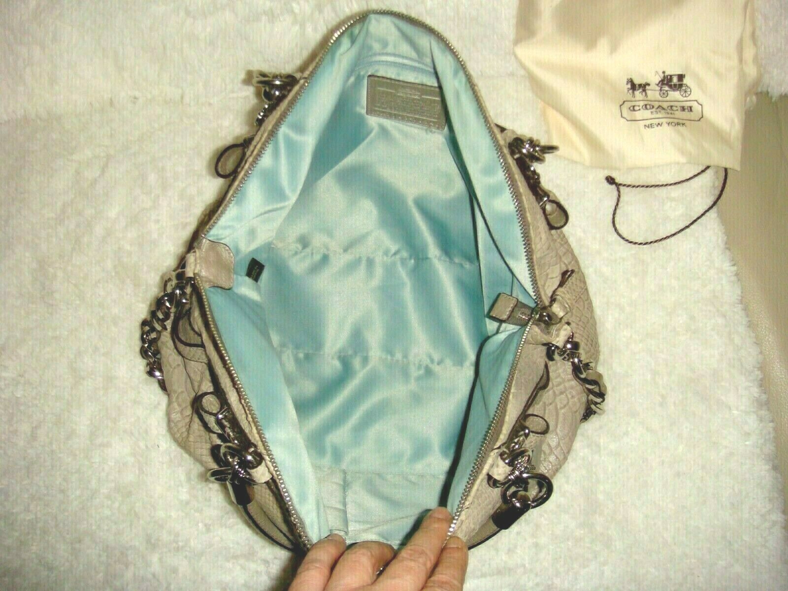 MINT  COACH 16346 MADISON EMBOSSED PYTHON SOPHIA … - image 9