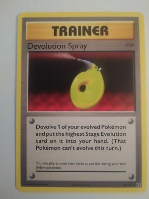 devolution spray pokemon card 72 Like new Buy this amazing trading card from our collection Devolution Spray | Dex -