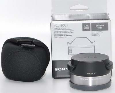 Sony VCL-ECU1 Ultra Weitwinkelkonverter 0,75x E-Mount für SEL16F28 Zt. Gut #3