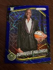 2025 Panini Prizm WNBA - Dominique Malonga #144 Blue Velocity Prizms