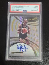 2020 Panini Revolution David Robinson Auto Drb Psa 10