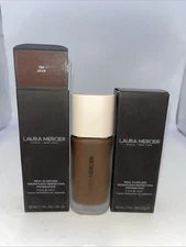 (2)Laura Mercier Real Flawless Weightless Perfecting Foundation 7N1 JAVA- 1oz