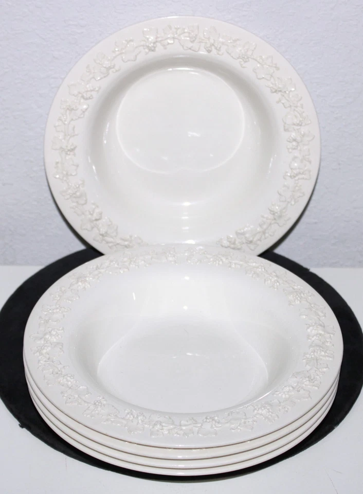 Wedgwood Queensware Porcelain Bowl Grape & Vine Mid Century Sold Individually - Image 3 of 4