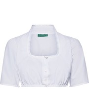 Country Line Kurzarm-Dirndlbluse Trachtenmode Stehkragen