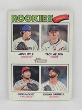 2026 Topps Heritage Chrome #387 Little/Melton/Raquet/Darnell RC