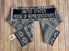 Binghamton Knitting Company House of Representatives Knit Scarf NWT Made in USA