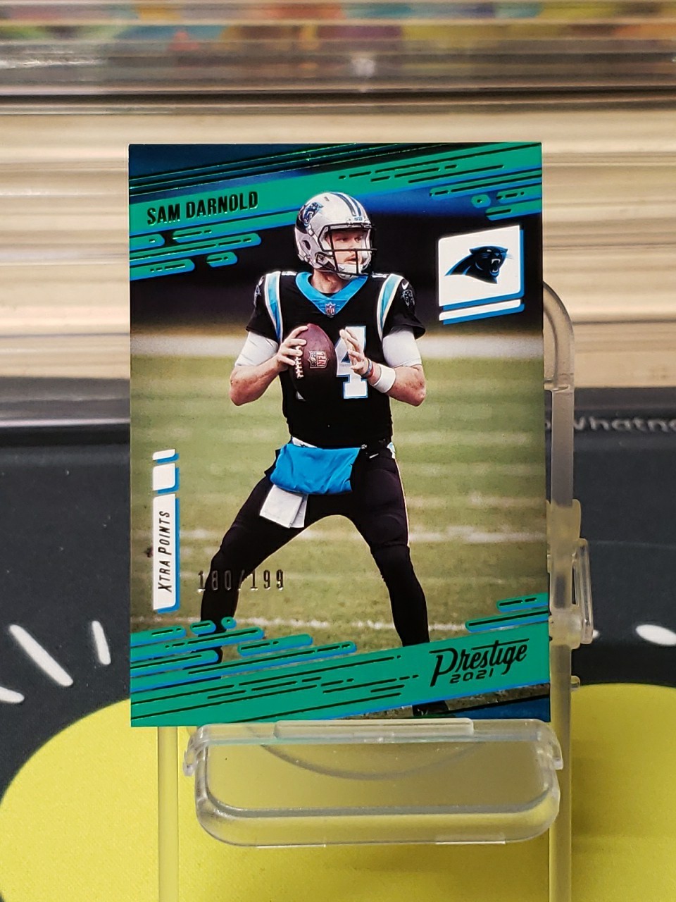 2021 Panini Prestige - Sam Darnold #166 Xtra Points Premium Green /199