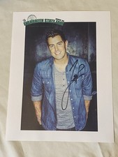 Jeremy Camp Signed Photo 2016 Evergreen State Fair Autographed 8.5x11