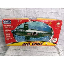 Buy Vintage Toys like Nikko Sea Wolf RC Submarine 11501 Radio Control Grey Ba from eBay