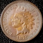 1875 Indian Head Cent - VG - 1C