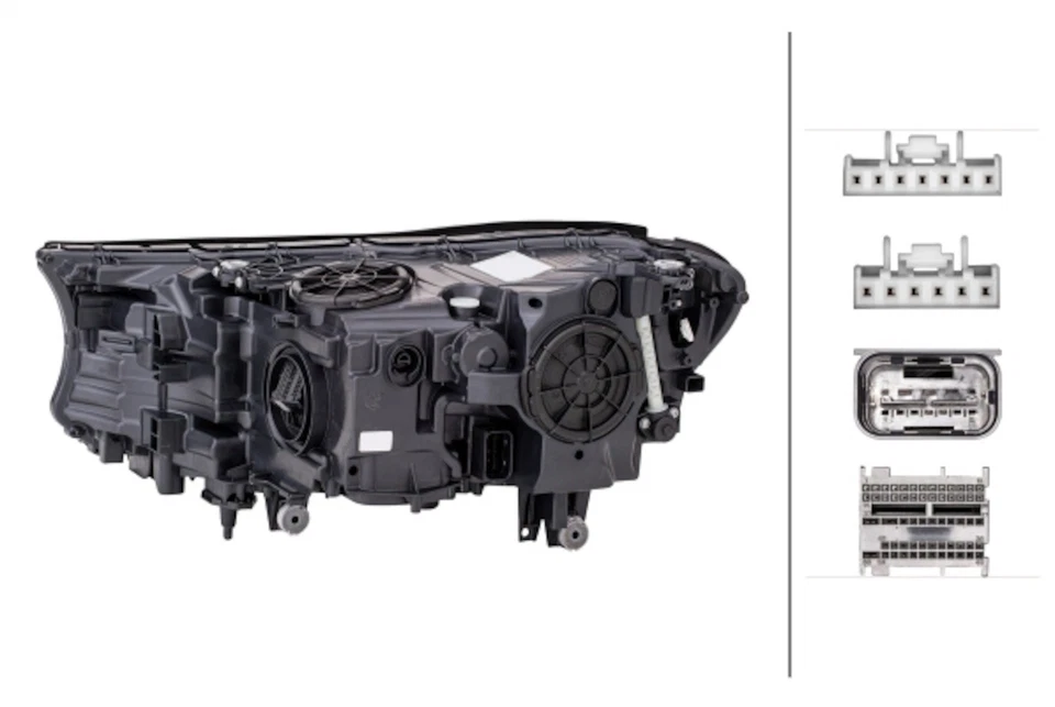 Conjunto de faros LED Hella 354854161 para modelos BMW seleccionados de 16-20 Foto 2 de 4