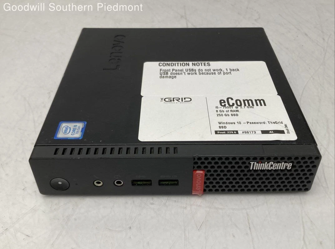 Lenovo Thinkcentre M710Q PC Desktops & All-In-One Computers for