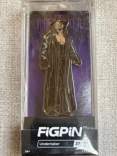 FIGPIN WWF WWE WRESTLING THE UNDERTAKER #35 FIG PIN IN CASE