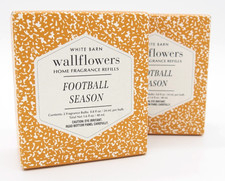 2-Pack Bath & Body Works FOOTBALL SEASON Wallflower Refill Bulbs 0.8oz LOT New