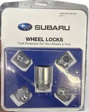 Set Of 4 Genuine Oem Subaru Steel Wheel Locks Kit Fits All Models - B321sfl000