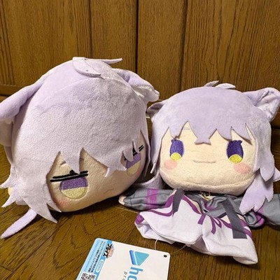 Hololive Nekomata Okayu Puppe Plüsch Doppelpack Knolle Plüsch weich liegend