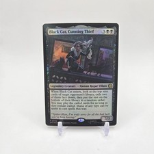 Black Cat, Cunning Thief #0052 - Marvel's Spider-Man - Foil MTG