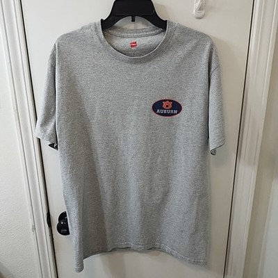 Hanes Vintage Men's T-shirt Auburn University Eagle Head Graphic Size L