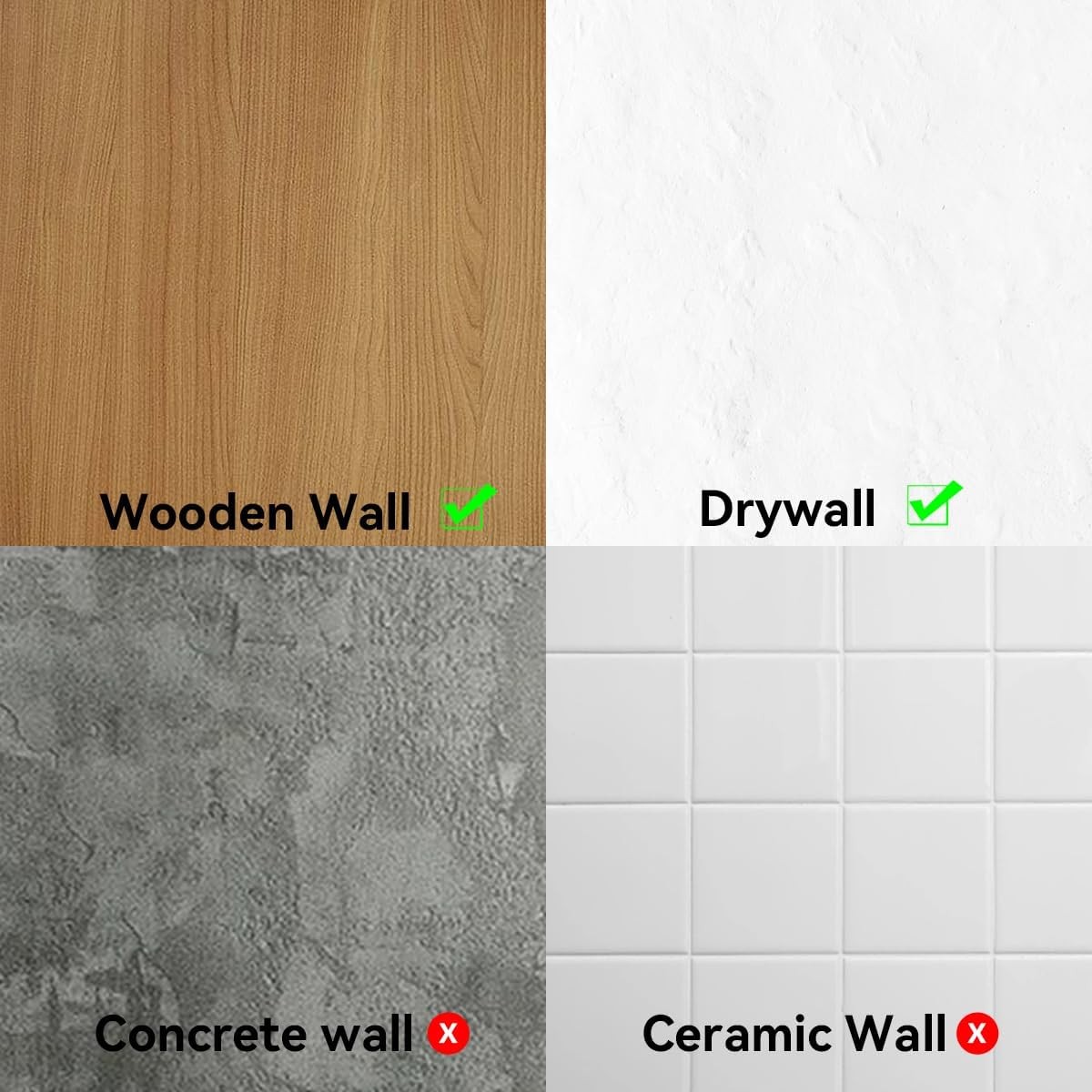 152Pcs Picture Hanging Kit, Picture Hangers 10lb, 20lb, 30lb, 50lb, 100lb Hooks 