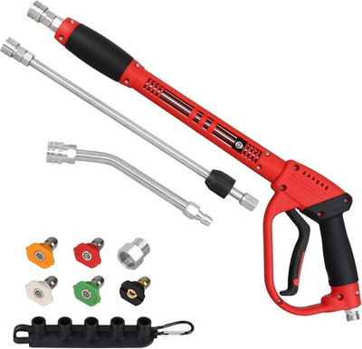 #ad Durable Pressure Washer Gun with Replacement Wand Power Washer Gun with 17 I... $42.79