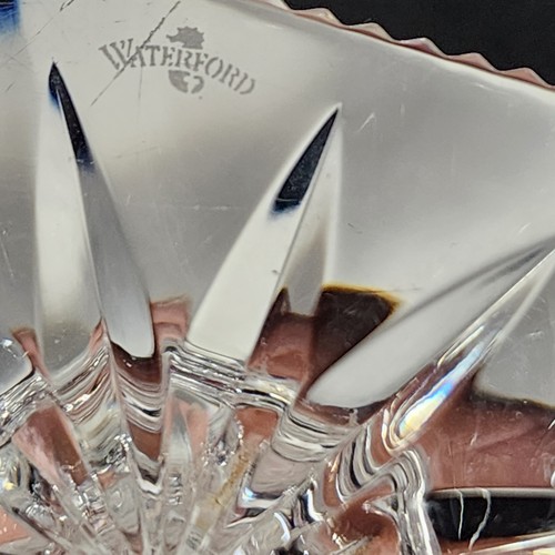 2 portacandele Waterford Hardwick taglio 8,5" cristallo marchio inciso 2002 vintage - Foto 11 di 13