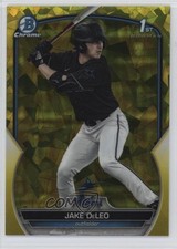 2023 Bowman Chrome Draft Sapphire Edition Yellow 11/75 Jake Deleo #BDC-158 0b6c