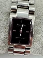 Ladies Kenneth Cole NY KC4372 Silver Tone Quartz Watch New Battery
