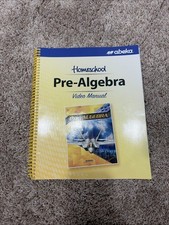 Abeka Homeschool Pre-Algebra Video Manual NEW...