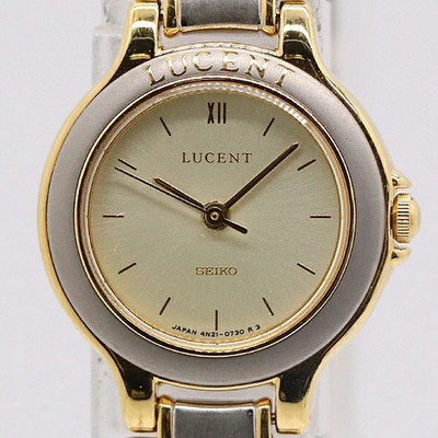 [A3R] Seiko Lucent Champagne Dial Vintage Luxury Dress Quartz Watch [8m]
