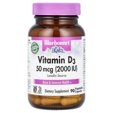 Vitamin D3, 50 mcg (2,000 IU), 90 Vegetable C...