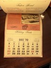 Vtg NOS 1970 Foam Rubber Furniture, Detroit, MI Advertising Calendar w/pencil! — photo 7