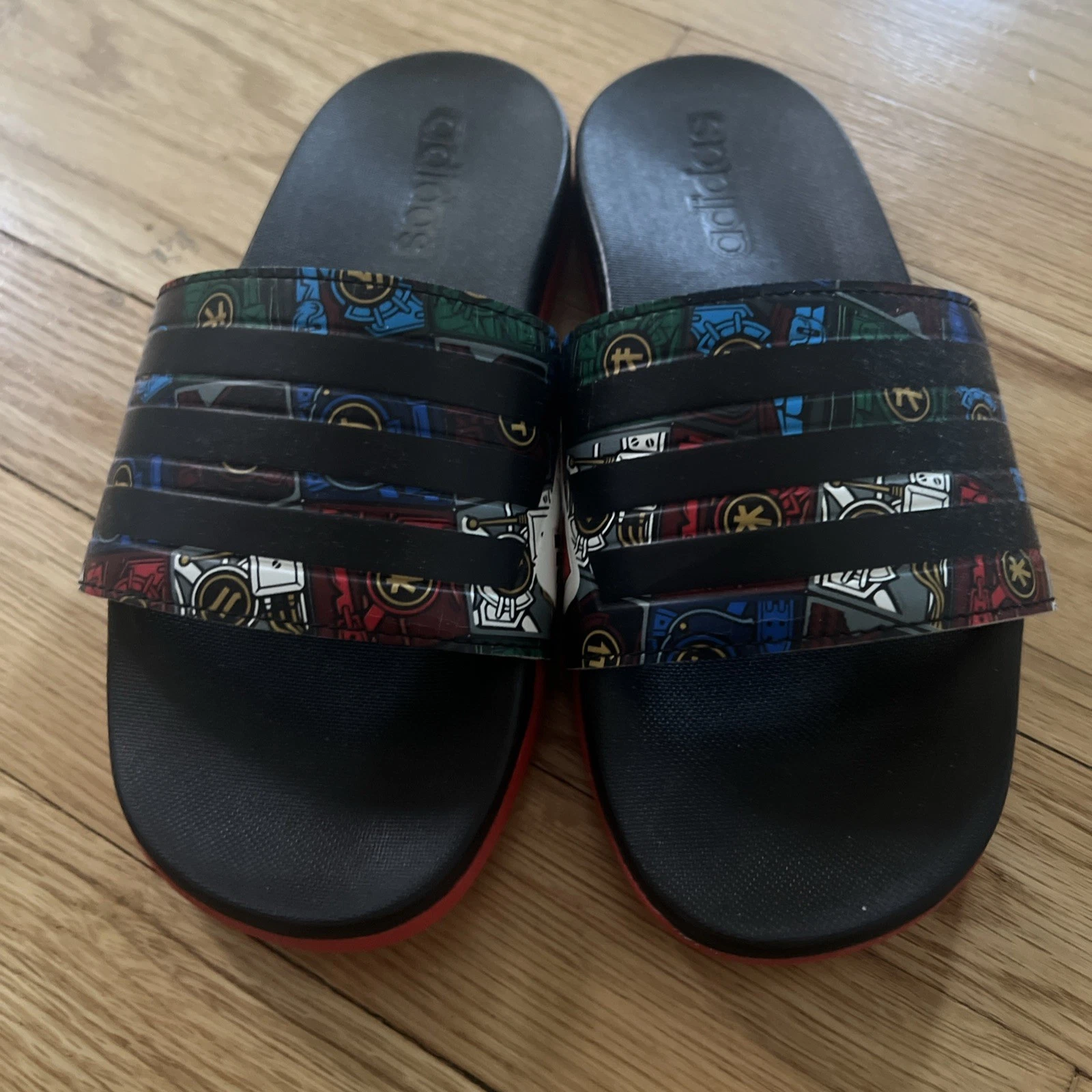 Adidas Adilette Ninjago Slide Sandalo Bambino Taglia 2