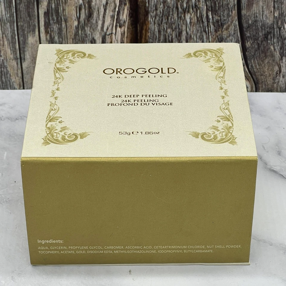 OROGOLD 24K Deep Peeling 53g 1.86oz Face Exfoliator Vitamins C & E Made - Image 4 of 4