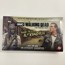 Topps The Walking Dead Road to Alexandria 2018 Factory Sealed HOBBY Box-2 HITS!
