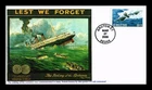 US COVER LOS ANGELES CLASS NAVY SUBMARINES CENTENNIAL FIRST DAY ISSUE GG CACHET