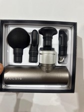 Pulsio Air Percussion Massage Gun Brand New - Silver Color Boxed