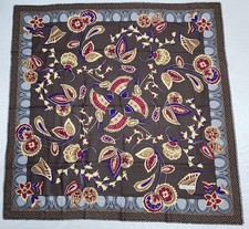Tiffany Co. Scarf Stole in brown 137cm square
