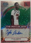 2025-26 Bowman Best U. Tylis Jordan #BA-TJ Green Mini Diamond Refractor Auto /99