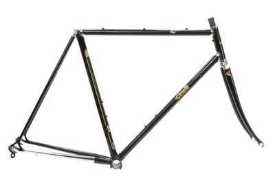 Cinelli Supercorsa Frameset 56.5cm C-T Black Columbus SLX Rim Italy NEW NOS