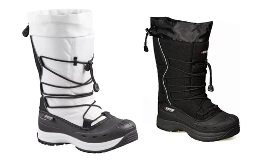 2 NEW Pairs Baffin Size 8 Sno Goose Ladies Women Boots 1 Black & 1 White - Picture 2 of 13