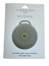 Sealed Gray Yoga Sleep Hushh Portable Baby Sound Machine White Noise Soother