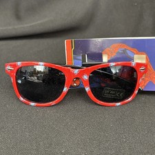 Spiderman Graphic Red  Black Frame Youth Sunglasses