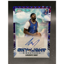 Topps Chrome 2024-25 Sky-Light Signatures Auto #SLS-LD Luguentz Dort Thunder