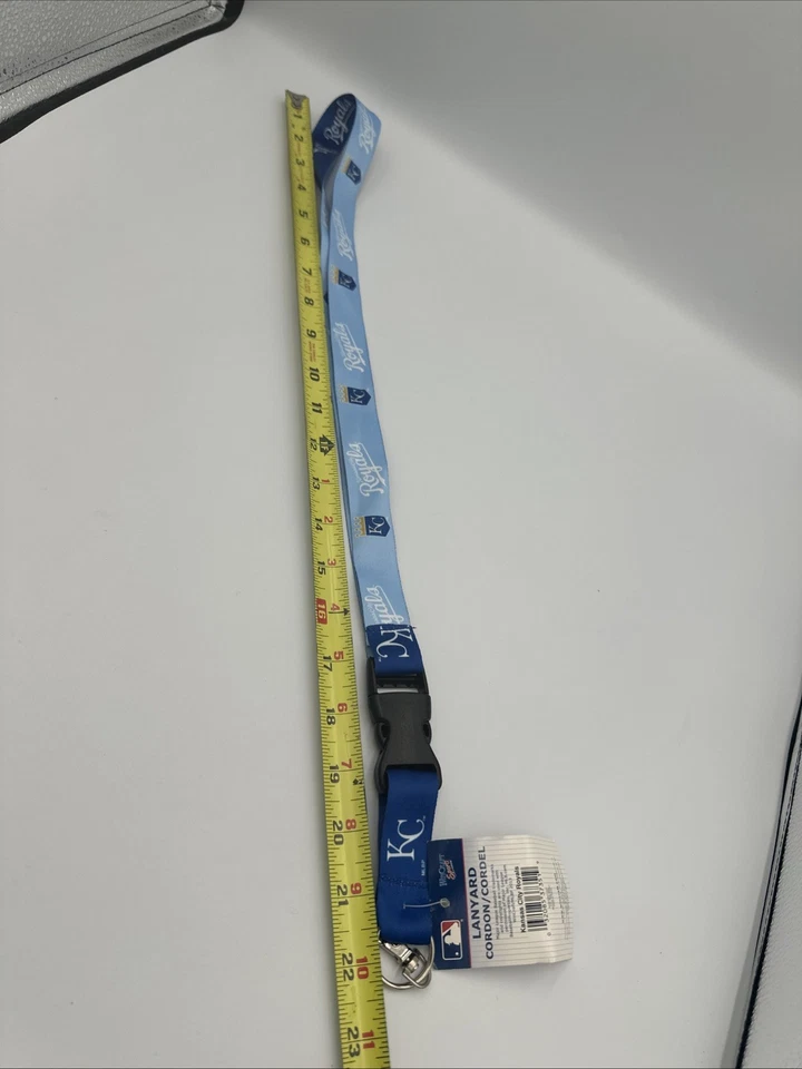 Kansas City Royals Lanyard WinCraft MLB Licensed Blue 22” Keychain – NWT - Image 4 of 4