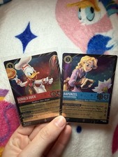 Disney Lorcana Magical Places Rapunzel  Donald Duck EPCOT Promo Cards Lot Of 2
