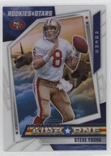 2021 Panini Rookies & Stars Airborne White Prizm 128/149 Steve Young HOF 11ur