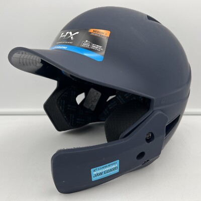 Champro HX Gamer Plus Batting Helmet with Reversible Jaw Guard Medium 6.5-7 NEW!