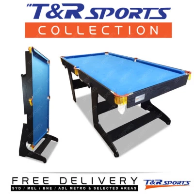 New 6ft Fold Away Pool Table For Small Room Billiard Snooker Other New 6ft Fold Away Pool Table For Small Room Billiard Snooker